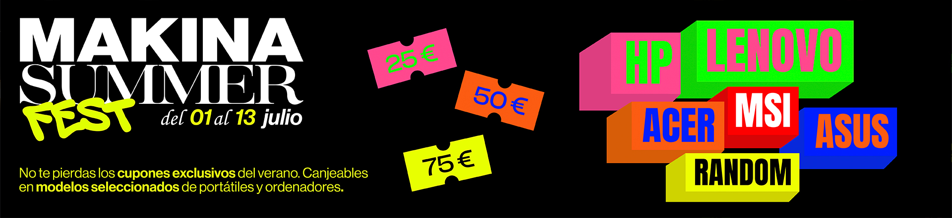 CUPONES SUMMER FEST: DESCUENTOS EXTRA EN PORTÁTILES