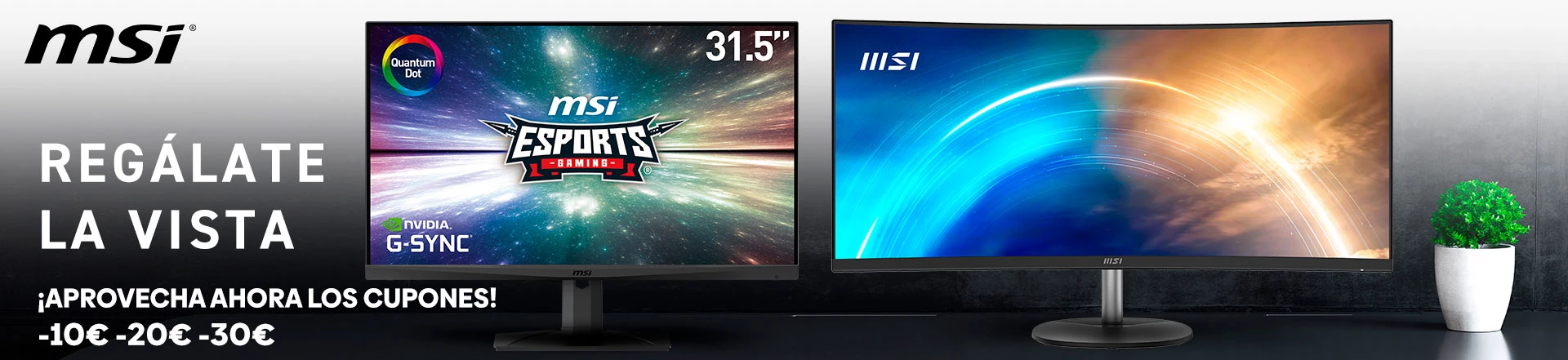 CUPONES DESCUENTO EN MONITORES MSI